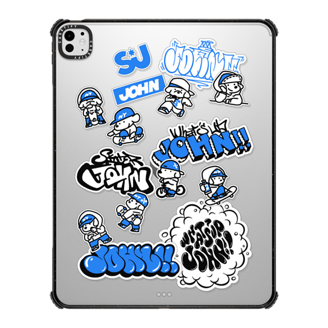 "Skater JOHN x CASETiFY iPad Pro 13" (M4) ブラック iPad インパクト ケース mini JOHN" "Skater JOHN x CASETiFY iPad Pro 13" (M4) ブラック iPad インパクト ケース mini JOHN"