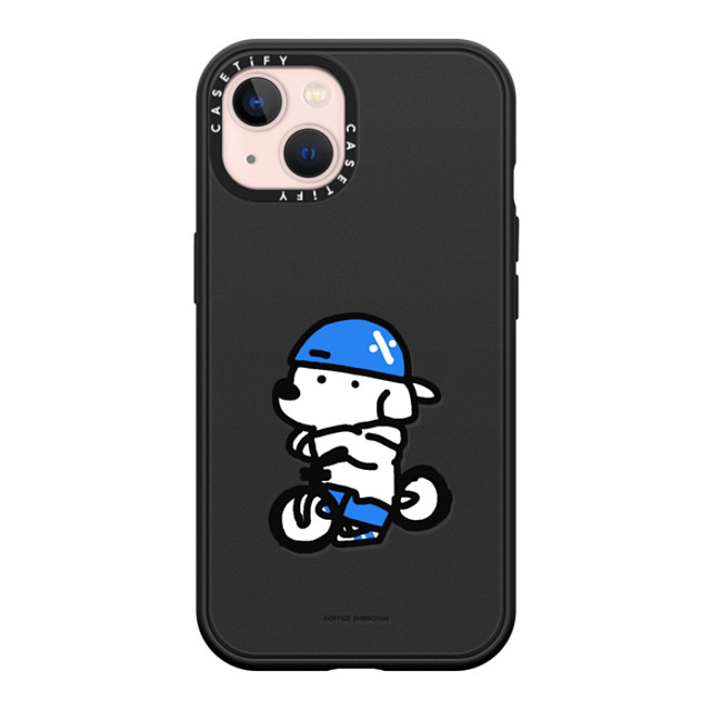 Skater JOHN x CASETiFY iPhone 13 ケース マットブラック インパクトケース MagSafe対応 mini JOHN (Cycling)