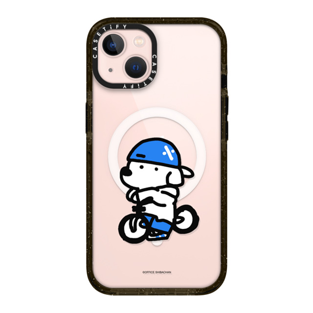 Skater JOHN x CASETiFY iPhone 13 ケース ブラック インパクトケース MagSafe対応 mini JOHN (Cycling)