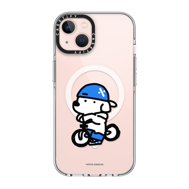 Skater JOHN x CASETiFY iPhone 13 ケース クリア クリア ケース MagSafe対応 mini JOHN (Cycling)