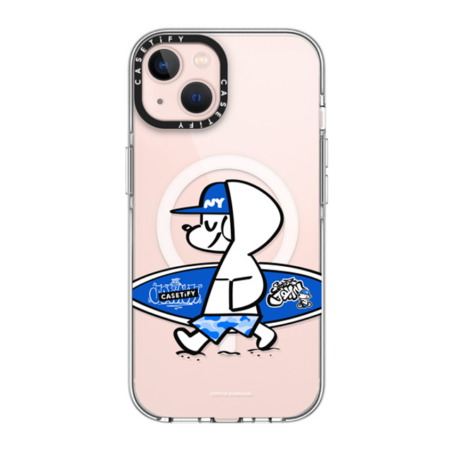 Skater JOHN x CASETiFY iPhone 13 ケース クリア クリア ケース MagSafe対応 CASETiFY AND JOHN (surfing)