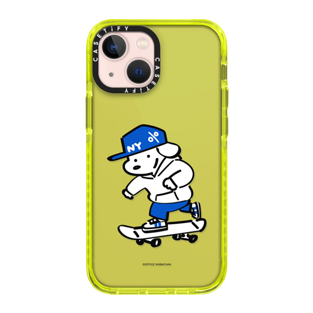 Skater JOHN x CASETiFY iPhone 13 Mini Case ネオン イエロー Impact Case Let's have fun Skater JOHN x CASETiFY iPhone 13 Mini Case ネオン イエロー Impact Case Let's have fun