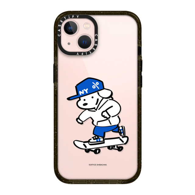 Skater JOHN x CASETiFY iPhone 13 ケース ブラック インパクトケース Let's have fun