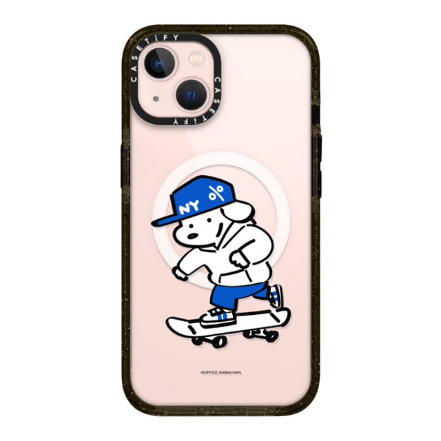 Skater JOHN x CASETiFY iPhone 13 ケース ブラック インパクトケース MagSafe対応 Let's have fun