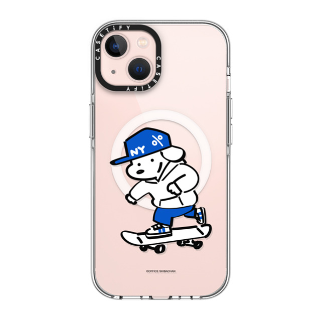 Skater JOHN x CASETiFY iPhone 13 ケース クリア クリア ケース MagSafe対応 Let's have fun