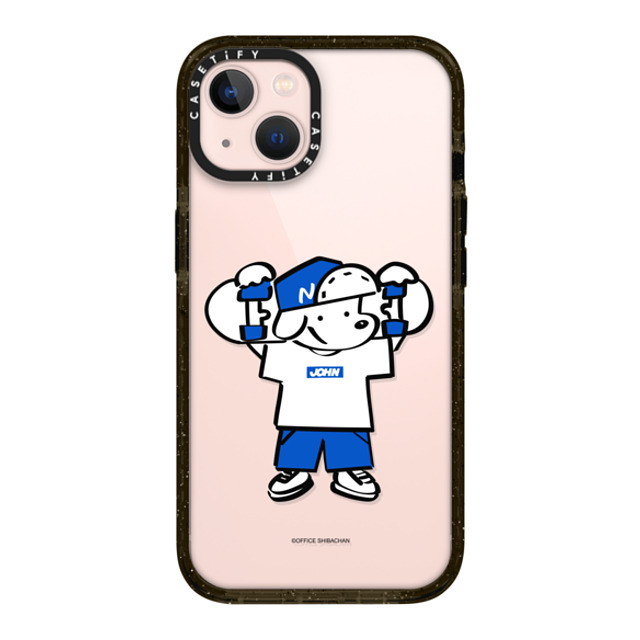 Skater JOHN x CASETiFY iPhone 13 ケース ブラック インパクトケース Let's take it easy