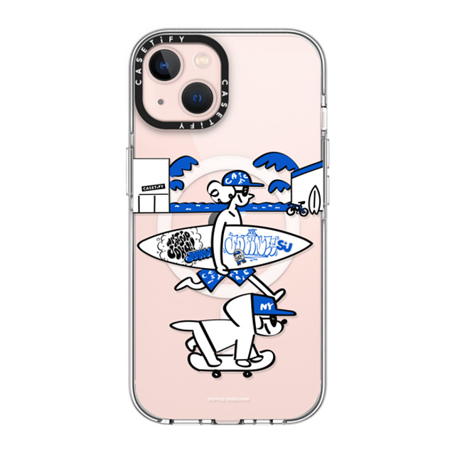 Skater JOHN x CASETiFY iPhone 13 ケース クリア クリア ケース MagSafe対応 CASETiFY AND JOHN (friend)