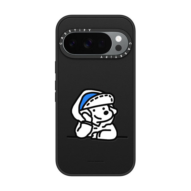 Skater JOHN x CASETiFY Pixel 10 Pro ケース Dog,Sport マットブラック Impact Magnetic Case mini JOHN (Lover)