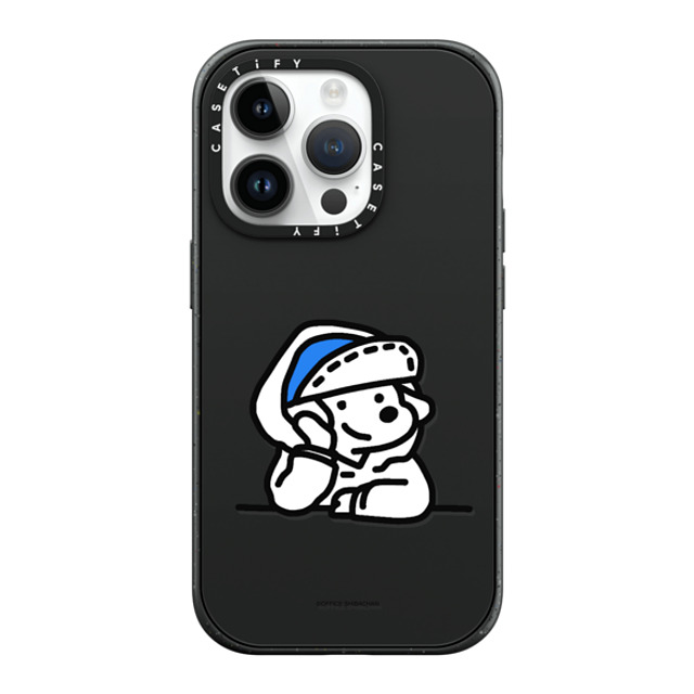 Skater JOHN x CASETiFY iPhone 14 Pro ケース マットブラック インパクトケース MagSafe対応 mini JOHN (Lover)