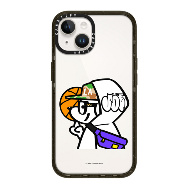 Skater JOHN x CASETiFY iPhone 14 ケース ブラック インパクトケース What's UP JOHN! (Basketball player)