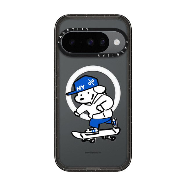 Skater JOHN x CASETiFY Pixel 10 ケース ブラック Impact Magnetic Case Let's have fun