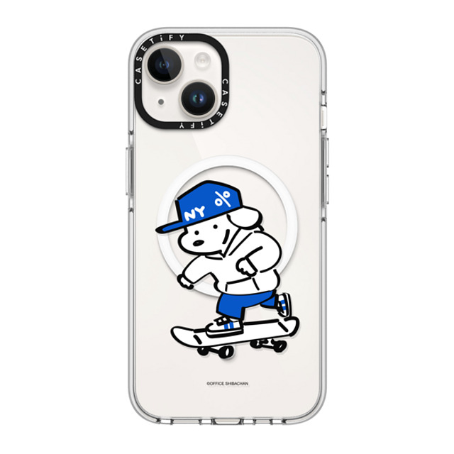 Skater JOHN x CASETiFY iPhone 14 ケース クリア クリア ケース MagSafe対応 Let's have fun