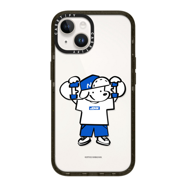 Skater JOHN x CASETiFY iPhone 14 ケース ブラック インパクトケース Let's take it easy