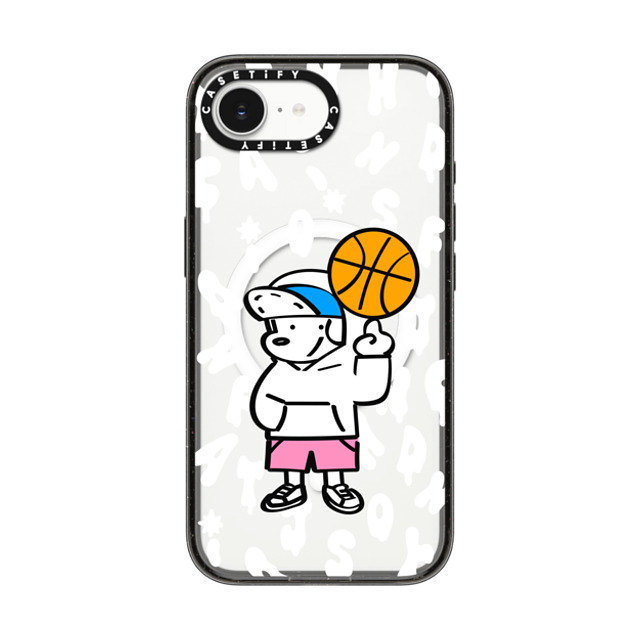 Skater JOHN x CASETiFY iPhone 16e ケース ブラック インパクトケース MagSafe対応 CASETiFY AND JOHN (basketball) Father's Day Skater JOHN x CASETiFY iPhone 16e ケース ブラック インパクトケース MagSafe対応 CASETiFY AND JOHN (basketball) Father's Day