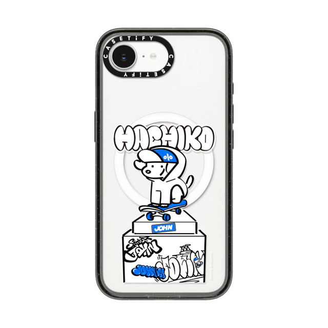 Skater JOHN x CASETiFY iPhone 16e Case Black Impact Case MagSafe Compatible SKATER JOHN - SHIBUYA HACHIKO_02 Back to School Skater JOHN x CASETiFY iPhone 16e Case Black Impact Case MagSafe Compatible SKATER JOHN - SHIBUYA HACHIKO_02 Back to School