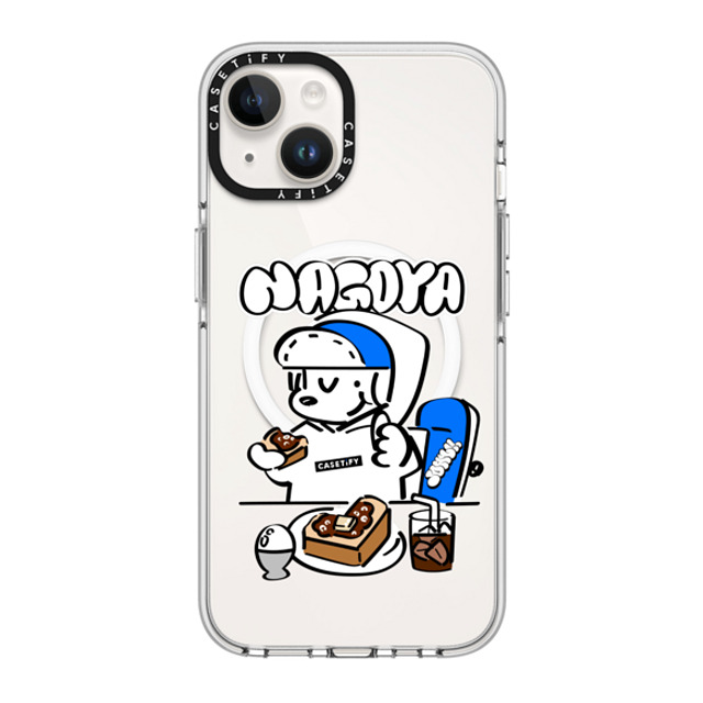 Skater JOHN x CASETiFY iPhone 14 Case Clear Clear Case MagSafe Compatible Skater John Nagoya Food Phone Case Skater JOHN x CASETiFY iPhone 14 Case Clear Clear Case MagSafe Compatible Skater John Nagoya Food Phone Case