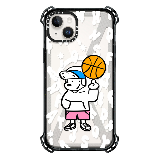 Skater JOHN x CASETiFY iPhone 14 Plus Case ブラック バウンスケース CASETiFY AND JOHN (basketball) Mother's Day Skater JOHN x CASETiFY iPhone 14 Plus Case ブラック バウンスケース CASETiFY AND JOHN (basketball) Mother's Day