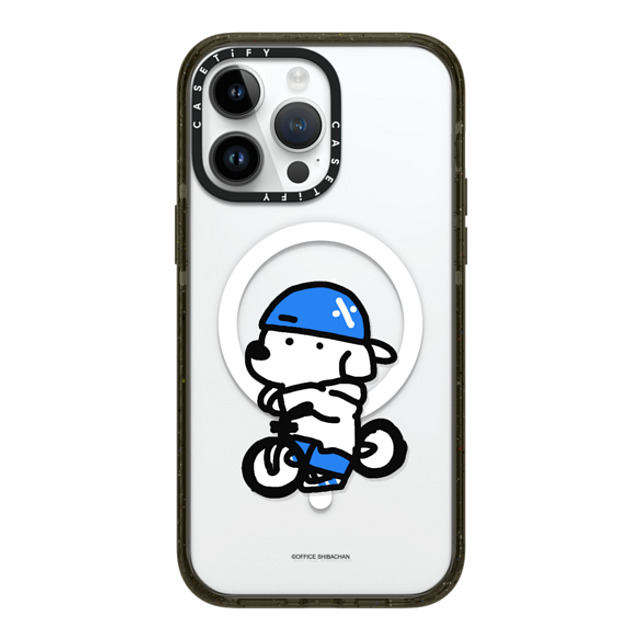 Skater JOHN x CASETiFY iPhone 14 Pro Max ケース ブラック インパクトケース MagSafe対応 mini JOHN (Cycling)