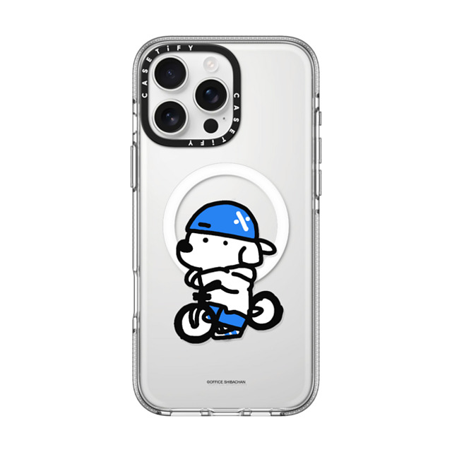 Skater JOHN x CASETiFY iPhone 16 Pro Max ケース クリア クリア ケース MagSafe対応 mini JOHN (Cycling)