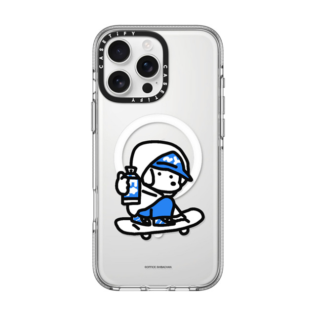 Skater JOHN x CASETiFY iPhone 16 Pro Max ケース クリア クリア ケース MagSafe対応 mini JOHN (Graffiti)