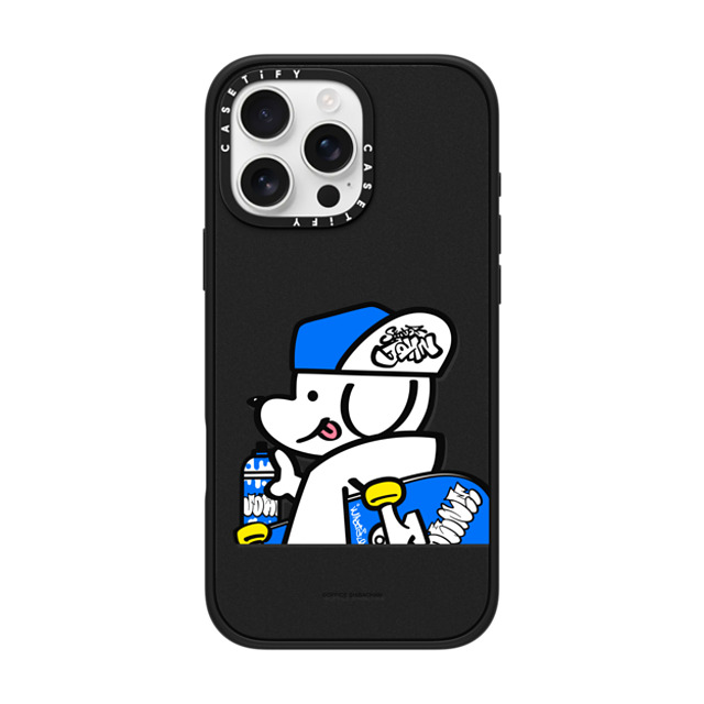 Skater JOHN x CASETiFY iPhone 16 Pro Max ケース Dog,Sport マットブラック インパクトケース MagSafe対応 What's UP JOHN! (Graffiti) Father's Day Skater JOHN x CASETiFY iPhone 16 Pro Max ケース Dog,Sport マットブラック インパクトケース MagSafe対応 What's UP JOHN! (Graffiti) Father's Day