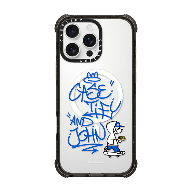 Skater JOHN x CASETiFY iPhone 16 Pro Max Case Black ウルトラ インパクトケース MagSafe 対応 CASETiFY AND JOHN (graffiti) Skater JOHN x CASETiFY iPhone 16 Pro Max Case Black ウルトラ インパクトケース MagSafe 対応 CASETiFY AND JOHN (graffiti)