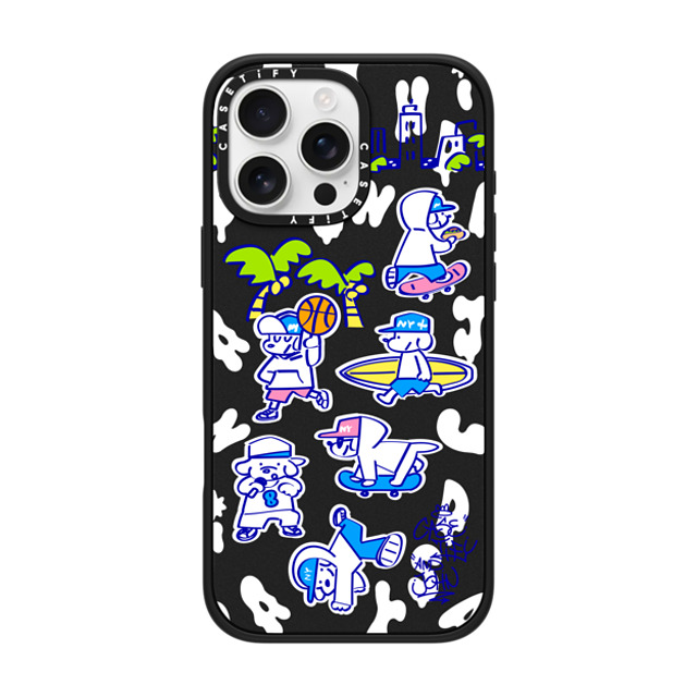 Skater JOHN x CASETiFY iPhone 16 Pro Max Case Matte Black Impact Case MagSafe Compatible CASETiFY AND JOHN (Everyone is John) Back to School Skater JOHN x CASETiFY iPhone 16 Pro Max Case Matte Black Impact Case MagSafe Compatible CASETiFY AND JOHN (Everyone is John) Back to School