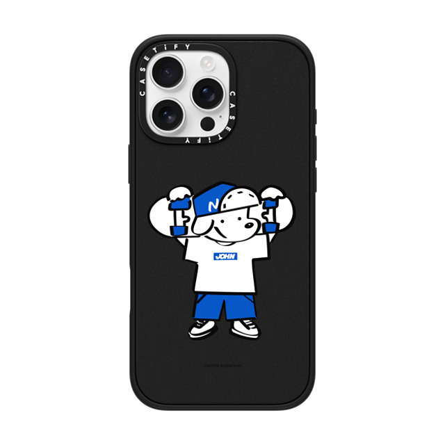 Skater JOHN x CASETiFY iPhone 16 Pro Max ケース マットブラック インパクトケース Let's take it easy