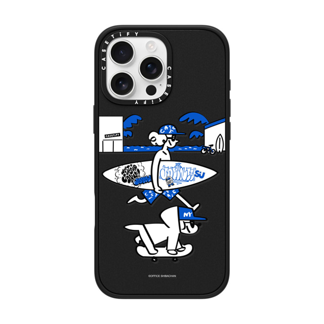 Skater JOHN x CASETiFY iPhone 16 Pro Max Case Matte Black Impact Case MagSafe Compatible CASETiFY AND JOHN (friend) Back to School Skater JOHN x CASETiFY iPhone 16 Pro Max Case Matte Black Impact Case MagSafe Compatible CASETiFY AND JOHN (friend) Back to School
