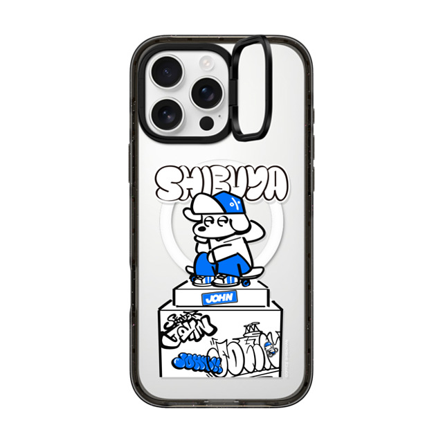 Skater JOHN x CASETiFY iPhone 16 Pro Max ケース ブラック インパクトリングスタンドケース MagSafe対応 SKATER JOHN - SHIBUYA HACHIKO_01 Father's Day Skater JOHN x CASETiFY iPhone 16 Pro Max ケース ブラック インパクトリングスタンドケース MagSafe対応 SKATER JOHN - SHIBUYA HACHIKO_01 Father's Day