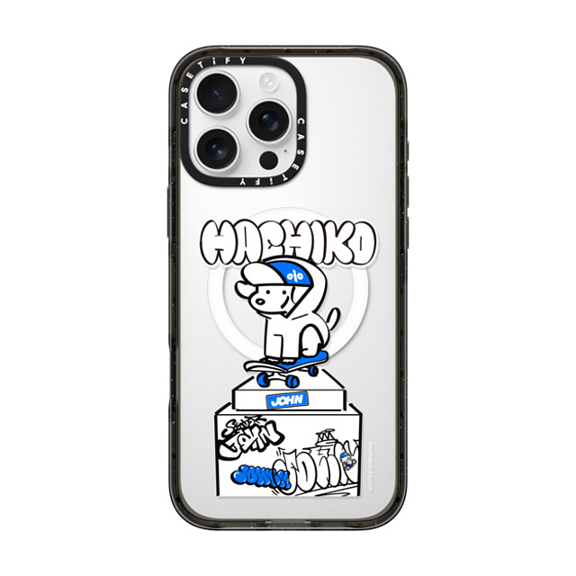 Skater JOHN x CASETiFY iPhone 16 Pro Max Case Black Impact Case MagSafe Compatible SKATER JOHN - SHIBUYA HACHIKO_02 Back to School Skater JOHN x CASETiFY iPhone 16 Pro Max Case Black Impact Case MagSafe Compatible SKATER JOHN - SHIBUYA HACHIKO_02 Back to School