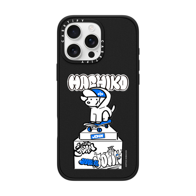 Skater JOHN x CASETiFY iPhone 16 Pro Max Case Matte Black Impact Case MagSafe Compatible SKATER JOHN - SHIBUYA HACHIKO_02 Back to School Skater JOHN x CASETiFY iPhone 16 Pro Max Case Matte Black Impact Case MagSafe Compatible SKATER JOHN - SHIBUYA HACHIKO_02 Back to School