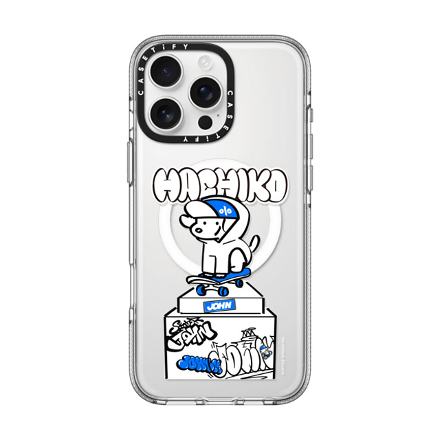Skater JOHN x CASETiFY iPhone 16 Pro Max Case クリア クリア ケース MagSafe対応 SKATER JOHN - SHIBUYA HACHIKO_02 Back to School Skater JOHN x CASETiFY iPhone 16 Pro Max Case クリア クリア ケース MagSafe対応 SKATER JOHN - SHIBUYA HACHIKO_02 Back to School