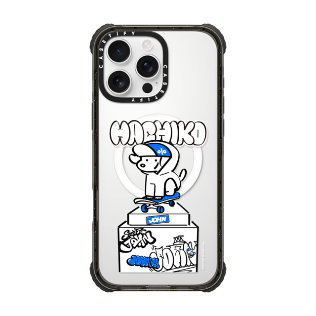 Skater JOHN x CASETiFY iPhone 16 Pro Max Case Black ウルトラ インパクトケース MagSafe 対応 SKATER JOHN - SHIBUYA HACHIKO_02 Back to School Skater JOHN x CASETiFY iPhone 16 Pro Max Case Black ウルトラ インパクトケース MagSafe 対応 SKATER JOHN - SHIBUYA HACHIKO_02 Back to School
