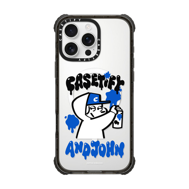 Skater JOHN x CASETiFY iPhone 16 Pro Max Case Black ウルトラ インパクトケース MagSafe 対応 CASETiFY AND JOHN (Mischief) Skater JOHN x CASETiFY iPhone 16 Pro Max Case Black ウルトラ インパクトケース MagSafe 対応 CASETiFY AND JOHN (Mischief)