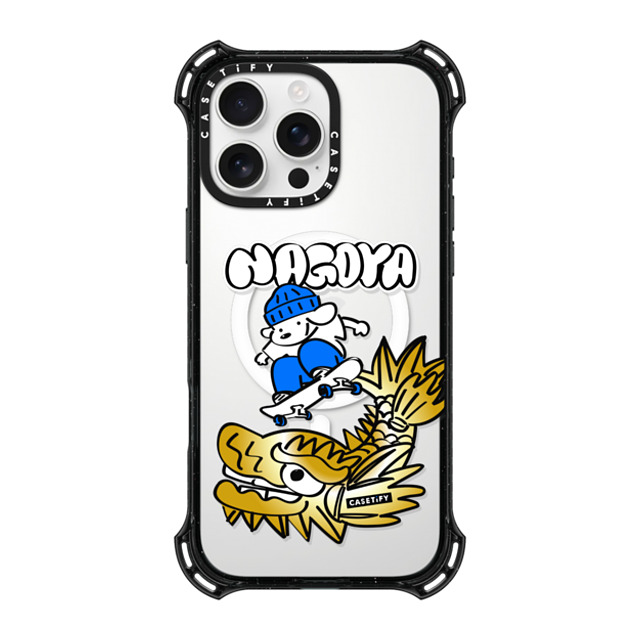 Skater JOHN x CASETiFY iPhone 16 Pro Max Case Black バウンスケース Skater John Nagoya Phone Case Skater JOHN x CASETiFY iPhone 16 Pro Max Case Black バウンスケース Skater John Nagoya Phone Case