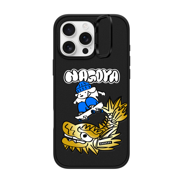 Skater JOHN x CASETiFY iPhone 16 Pro Max Case Matte Black インパクトリングスタンドケース MagSafe対応 Skater John Nagoya Phone Case Skater JOHN x CASETiFY iPhone 16 Pro Max Case Matte Black インパクトリングスタンドケース MagSafe対応 Skater John Nagoya Phone Case