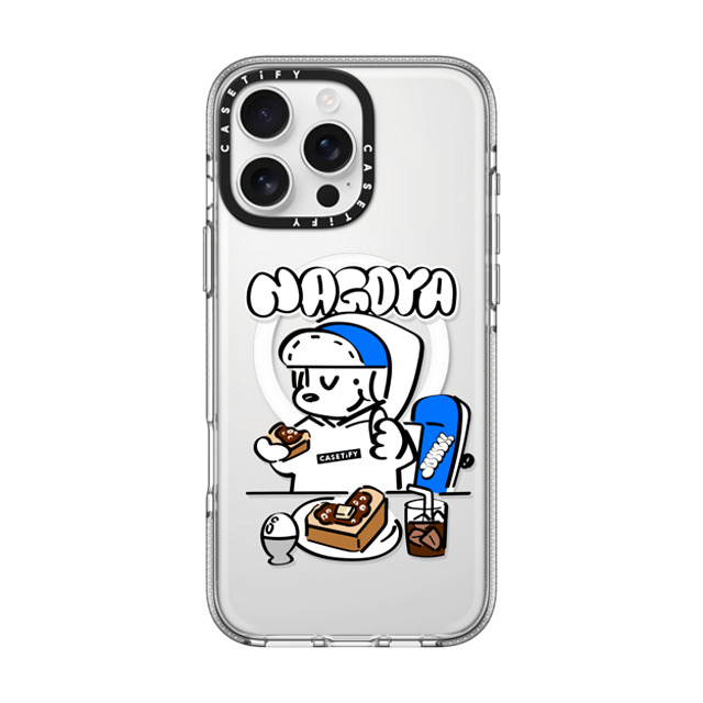 Skater JOHN x CASETiFY iPhone 16 Pro Max Case Clear Clear Case MagSafe Compatible Skater John Nagoya Food Phone Case Skater JOHN x CASETiFY iPhone 16 Pro Max Case Clear Clear Case MagSafe Compatible Skater John Nagoya Food Phone Case