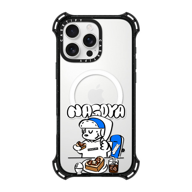 Skater JOHN x CASETiFY iPhone 16 Pro Max Case Black バウンスケース Skater John Nagoya Food Phone Case Skater JOHN x CASETiFY iPhone 16 Pro Max Case Black バウンスケース Skater John Nagoya Food Phone Case