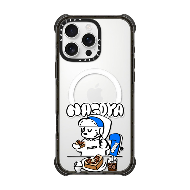 Skater JOHN x CASETiFY iPhone 16 Pro Max Case Black ウルトラ インパクトケース MagSafe 対応 Skater John Nagoya Food Phone Case Skater JOHN x CASETiFY iPhone 16 Pro Max Case Black ウルトラ インパクトケース MagSafe 対応 Skater John Nagoya Food Phone Case