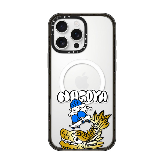 Skater JOHN x CASETiFY iPhone 16 Pro Max Case Black Impact Case MagSafe Compatible Skater John Nagoya Phone Case Skater JOHN x CASETiFY iPhone 16 Pro Max Case Black Impact Case MagSafe Compatible Skater John Nagoya Phone Case
