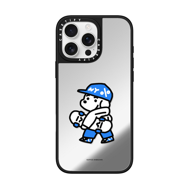 Skater JOHN x CASETiFY iPhone 16 Pro Max Case Dog,Sport Silver on Black ミラーケース MagSafe対応 mini JOHN (Skater) Back to School Skater JOHN x CASETiFY iPhone 16 Pro Max Case Dog,Sport Silver on Black ミラーケース MagSafe対応 mini JOHN (Skater) Back to School