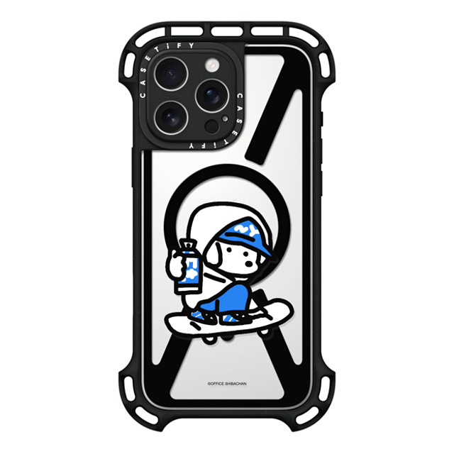 Skater JOHN x CASETiFY iPhone 16 Pro Max ケース ブラック ウルトラ バウンスケース MagSafe対応 mini JOHN (Graffiti)