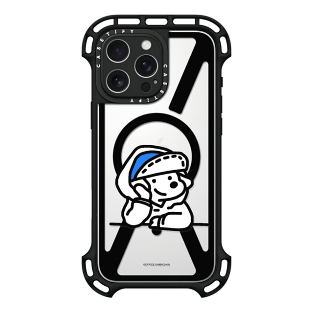 Skater JOHN x CASETiFY iPhone 16 Pro Max ケース ブラック ウルトラ バウンスケース MagSafe対応 mini JOHN (Lover)