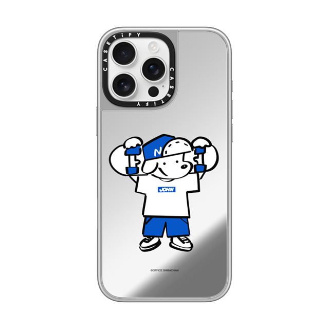 Skater JOHN x CASETiFY iPhone 16 Pro Max Case シルバー (シルバーバンパー) ミラーケース MagSafe対応 Let's take it easy Skater JOHN x CASETiFY iPhone 16 Pro Max Case シルバー (シルバーバンパー) ミラーケース MagSafe対応 Let's take it easy