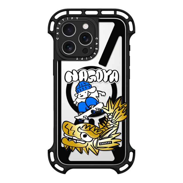 Skater JOHN x CASETiFY iPhone 16 Pro Max Case Black ウルトラ バウンスケース MagSafe対応 Skater John Nagoya Phone Case Skater JOHN x CASETiFY iPhone 16 Pro Max Case Black ウルトラ バウンスケース MagSafe対応 Skater John Nagoya Phone Case