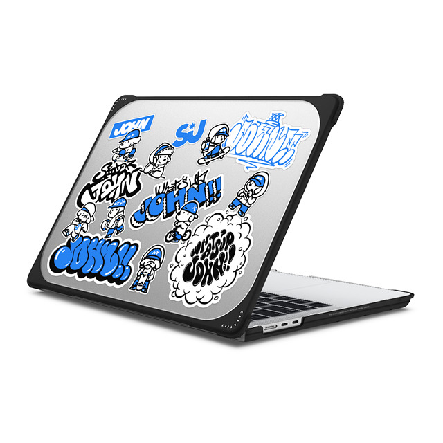 Skater JOHN x CASETiFY MacBook Air 13-inch (M2 - M4) Dog,Sport Black バウンス ケース mini JOHN Mother's Day Skater JOHN x CASETiFY MacBook Air 13-inch (M2 - M4) Dog,Sport Black バウンス ケース mini JOHN Mother's Day