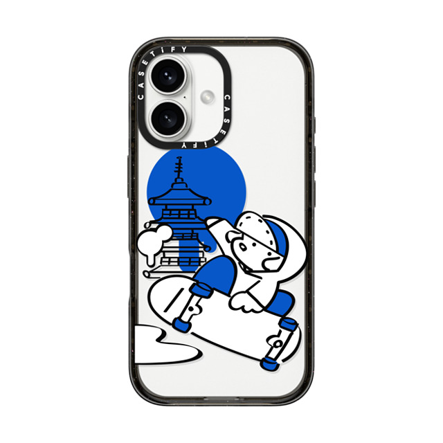 Skater JOHN x CASETiFY iPhone 16 ケース ブラック インパクトケース SKATER JOHN - JAPAN
