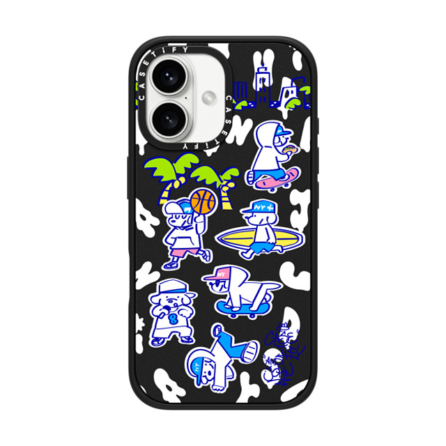 Skater JOHN x CASETiFY iPhone 16 ケース マットブラック インパクトケース MagSafe対応 CASETiFY AND JOHN (Everyone is John) Mother's Day Skater JOHN x CASETiFY iPhone 16 ケース マットブラック インパクトケース MagSafe対応 CASETiFY AND JOHN (Everyone is John) Mother's Day