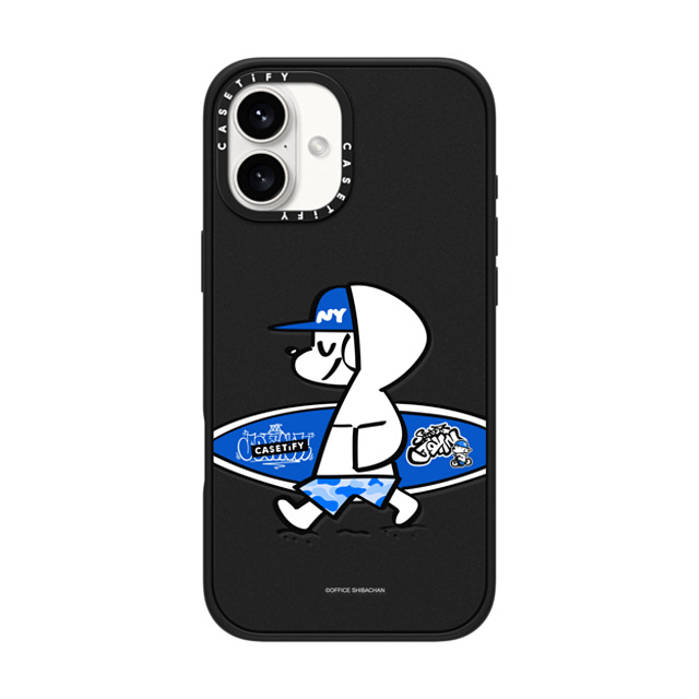 Skater JOHN x CASETiFY iPhone 16 Plus Case Matte Black Impact Case MagSafe Compatible CASETiFY AND JOHN (surfing) Skater JOHN x CASETiFY iPhone 16 Plus Case Matte Black Impact Case MagSafe Compatible CASETiFY AND JOHN (surfing)